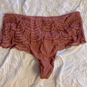 Third Love lace hip thong. Never worn
